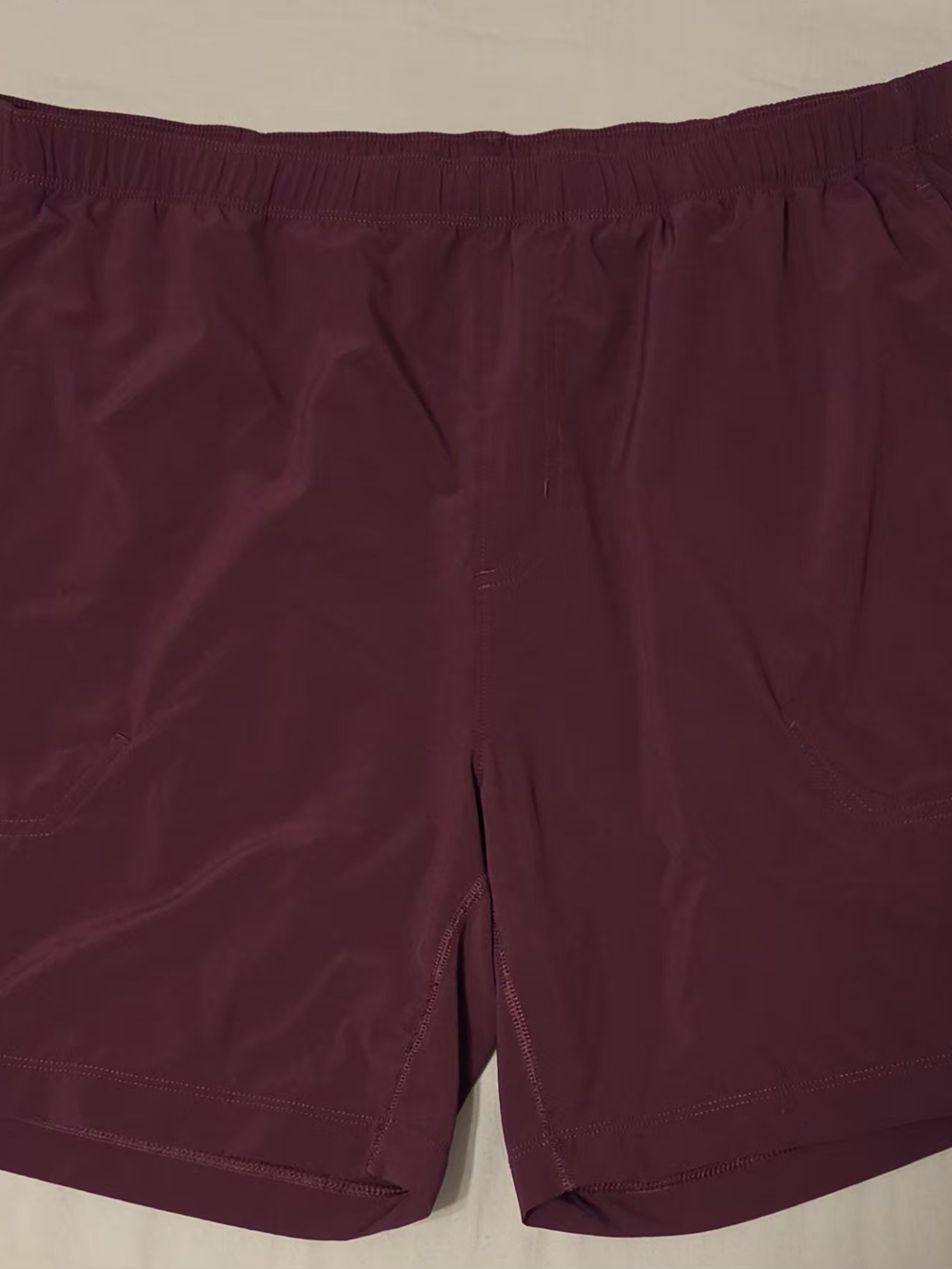 Rhone 7" Essentials Training Shorts - Men's Size XL Burgundy Maroon Unlined